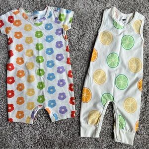 NWT Monica & Andy 6-9 month rompers